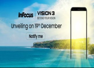The InFocus V3 is Launching on 19th December: Seflie is not enough