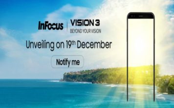 The InFocus V3 is Launching on 19th December: Seflie is not enough