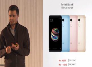 New Redmi Note5 available in 3/32GB and 4/64GB just 11,999/-