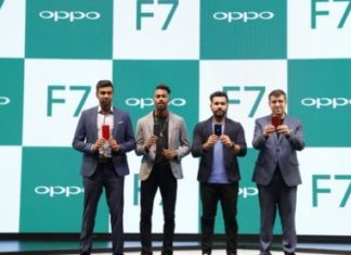 F7 by Oppo with notch display price of RS 21990
