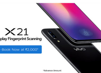 Vivo X21 In-Display Fingerprint Scanning