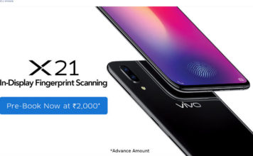 Vivo X21 In-Display Fingerprint Scanning