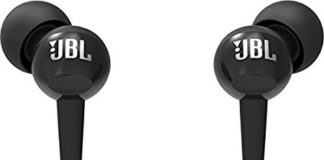 JBL C100SI in-Ear Headphones with Mic (Black)