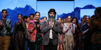 Designer Suket Dhir at FDCI LMIFW AW 19 in association with Liva @New Delhi