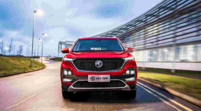 MG Motor unveils India’s first Internet Car; Showcases futuristic car technology in the MG Hector