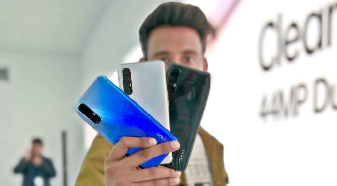 OPPO Reno3 Pro with 44+2MP Dual Punch-hole Camera in India at 29,XXX/-