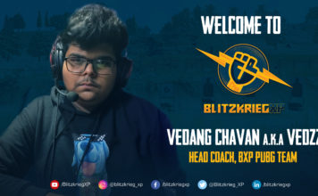 BlitzkriegXP sign Vedang Chavan A.K.A Vedzzas head coach for BXP PUBGTeam