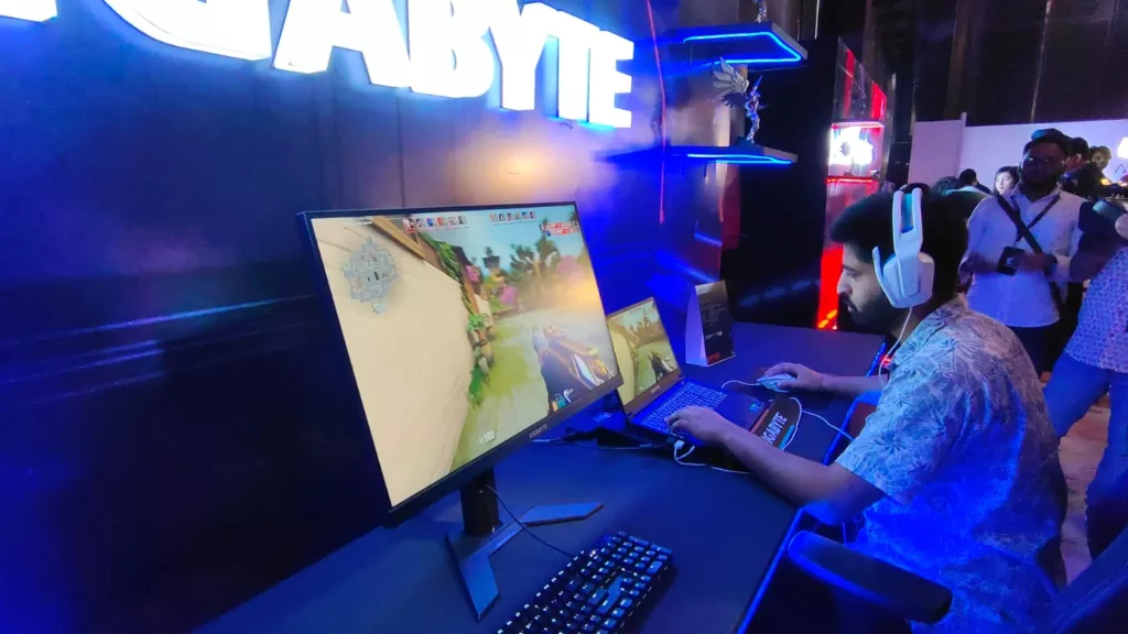 Experience professional gaming with the powerful Gigabyte gaming laptop at the launch event