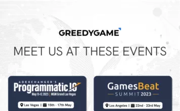 GreedyGame Set to Make Waves at Three Major US Tech Events GreedyGame Logo