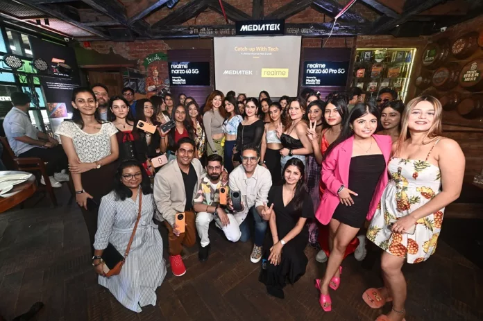 MediaTek catch up with tech female influencer in New Delhi