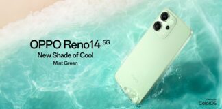 Mint Green Magic: OPPO Reno14 5G Drops a Trendy New Shade After 191% Sales Boost Reno 14 in Mint Green