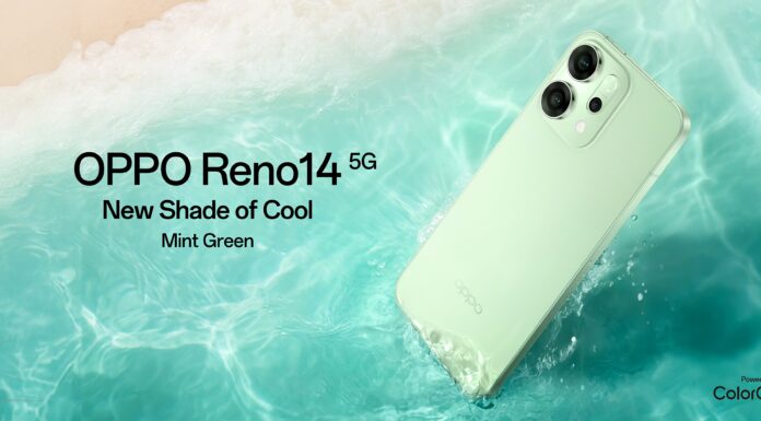 Mint Green Magic: OPPO Reno14 5G Drops a Trendy New Shade After 191% Sales Boost Reno 14 in Mint Green