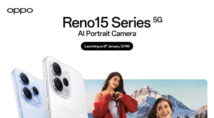 OPPO Reno15 Series India Launch on January 8 oppo reno smartphone
