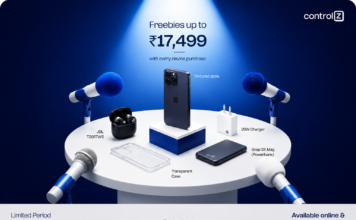 ControlZ Mega Offer: Get Freebies Worth ₹17,499 on Device Purchases Mega Offer by ControlZ Freebies Worth ₹17,499